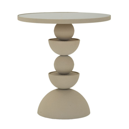 Table Dune avec miroir – Compacte et élégante Ø40,5x42 cm