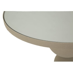 Table Dune avec miroir – Compacte et élégante Ø40,5x42 cm