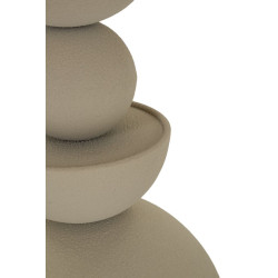 Table Dune avec miroir – Compacte et élégante Ø40,5x42 cm