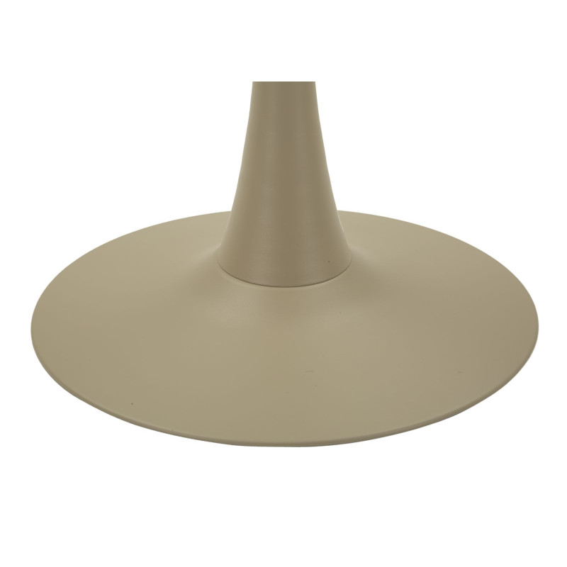 Table de bar Alaska Crème – Modernité douce Ø60x106 cm