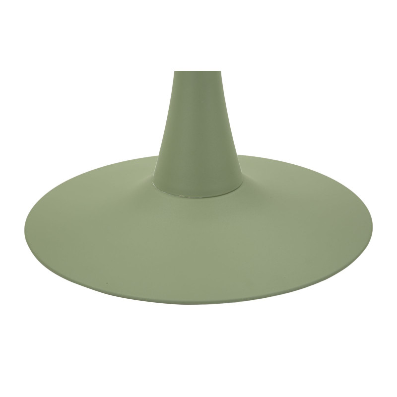 Table de bar Alaska Vert – Éclat végétal Ø60x106 cm