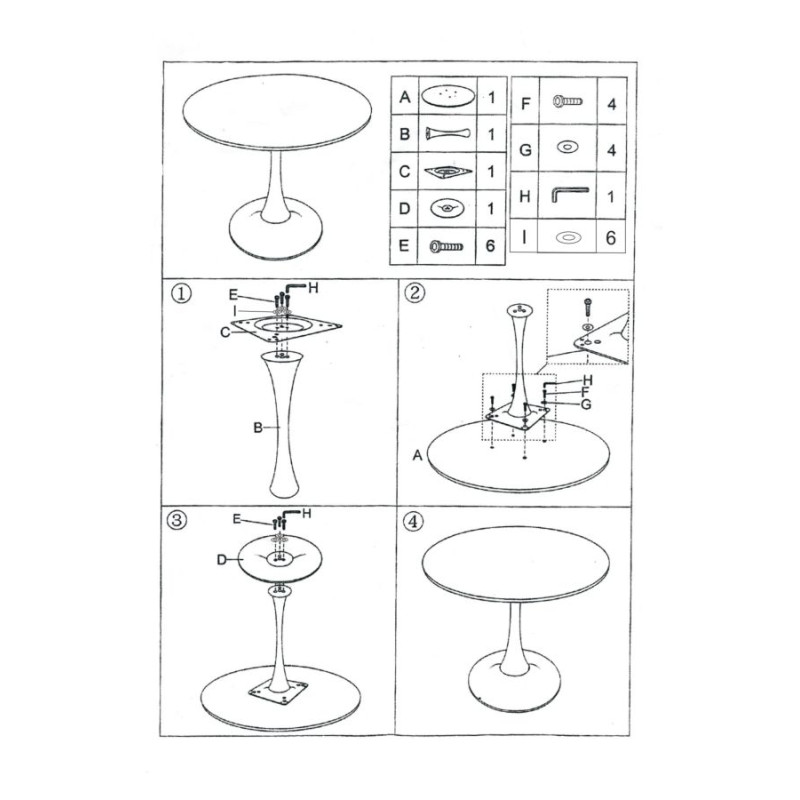 Table à manger Stockholm Vert – Équilibre nordique
