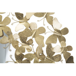 Miroir mural Glamour Papillon Ø81,5x3,5 cm (miroir Ø55 cm) – Touche romantique et brillance délicate