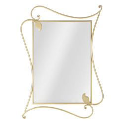 Miroir mural Pétale 80x4x110 cm – Inspiration florale et prestige décoratif
