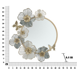 Miroir mural Amy 63x6,4x70,5 cm – Courbes douces et design contemporain