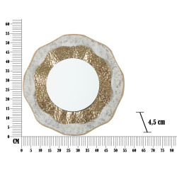 Miroir mural Shai light Ø54,5x4,5 cm – Luminosité subtile et touche raffinée