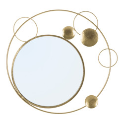 Miroir mural Planète 90x3x83 cm – Design cosmique et éclat futuriste