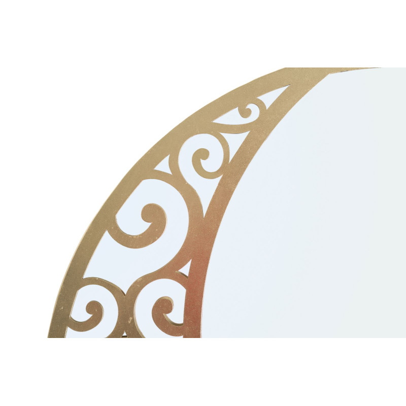 Miroir mural Luna Astratta Ø72x1 cm – Élégance lunaire et style artistique