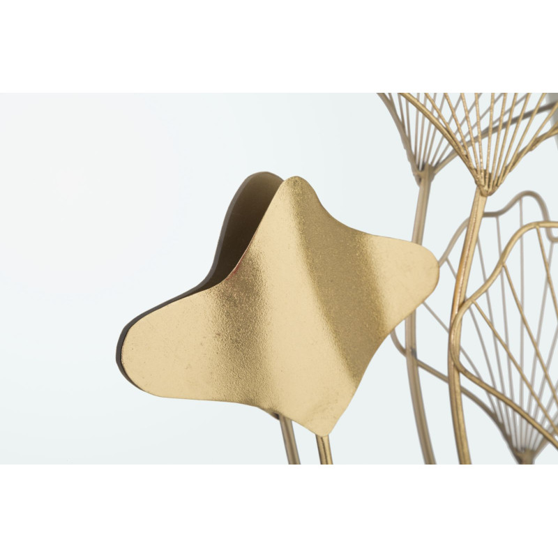 Miroir mural à fleur 75x3,5x72 cm – Inspiration florale et charme délicat