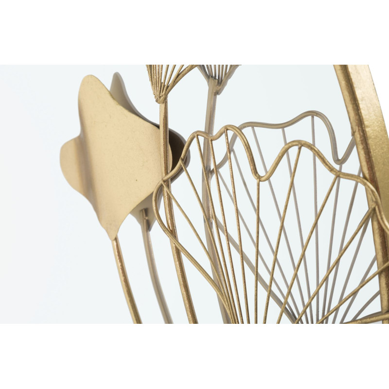 Miroir mural à fleur 75x3,5x72 cm – Inspiration florale et charme délicat