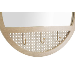 Miroir mural Fuji Ø50x5 cm – Minimalisme japonais et raffinement moderne