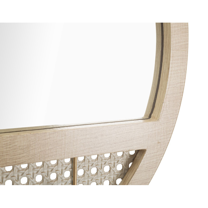 Miroir mural Fuji Ø50x5 cm – Minimalisme japonais et raffinement moderne