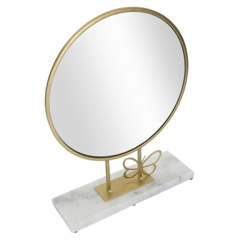 Miroir de table Papillon 30x9x39,5 cm – Délicatesse ailée et reflets poétiques