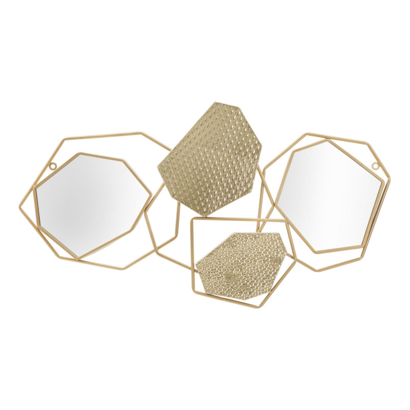 Miroir mural en pierre 91x4x52 cm – Texture minérale et sophistication naturelle