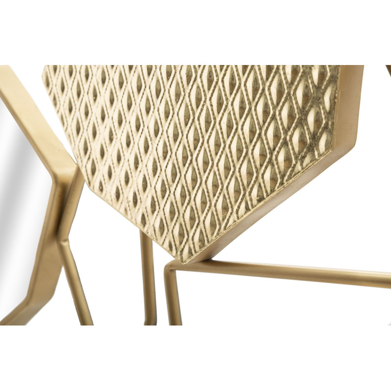 Miroir mural en pierre 91x4x52 cm – Texture minérale et sophistication naturelle