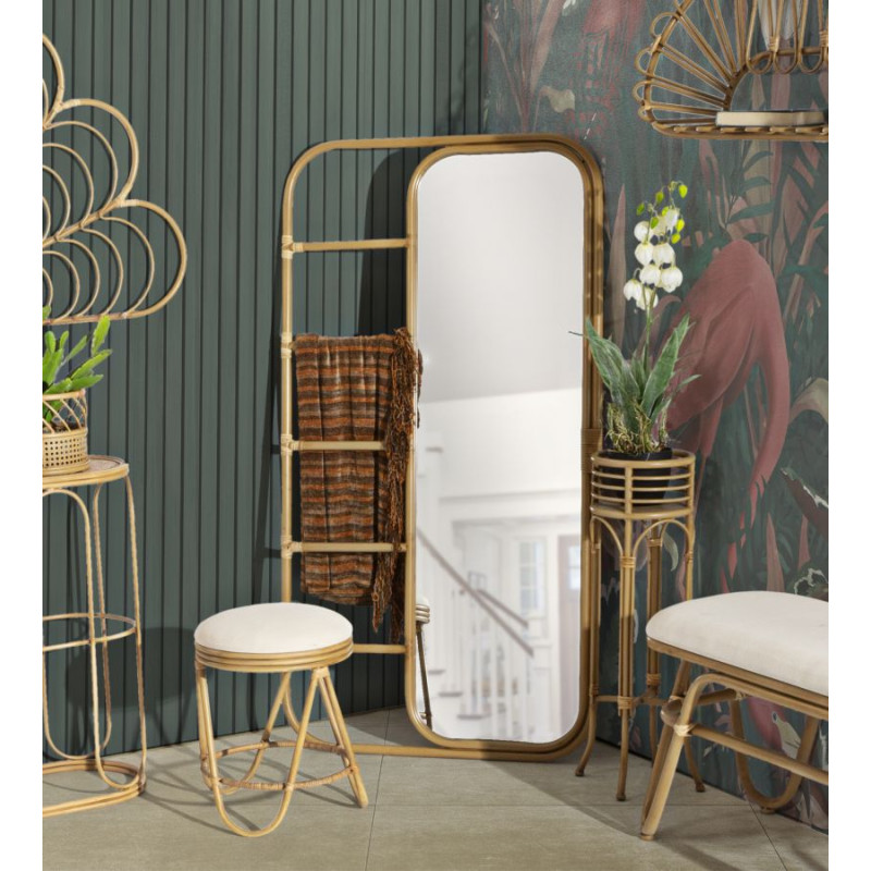 Miroir sur sol Panama 77,5x3,3x151 cm – Grande élégance et allure majestueuse