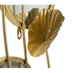 Miroir mural Triple Flow 65x8x88 cm – Courbes dynamiques et style artistique