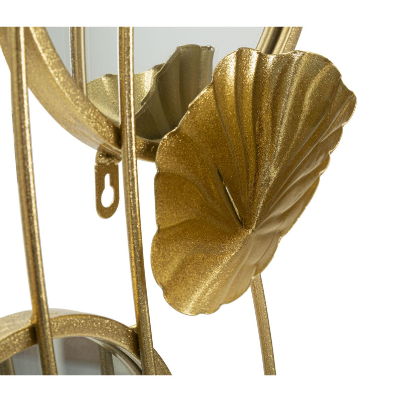 Miroir mural Triple Flow 65x8x88 cm – Courbes dynamiques et style artistique