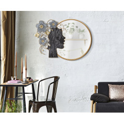 Miroir mural Femme 81,9x7x61 cm – Silhouette sensuelle et design sculptural