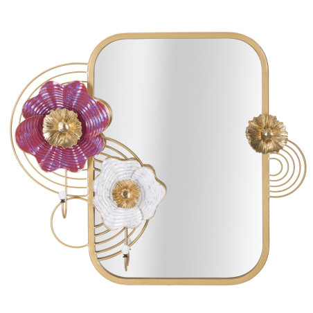 Miroir mural Lovis 75x9,5x64,1 cm – Reflets profonds et design audacieux