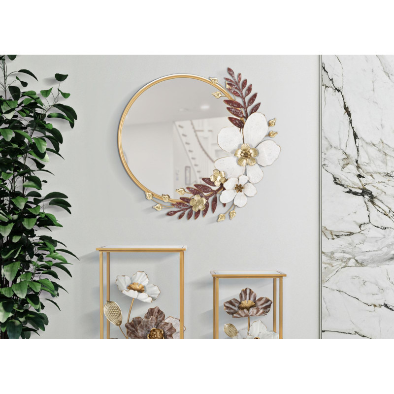 Miroir mural Flot 74,9x7,6x72,4 cm – Fluidité des formes et élégance moderne