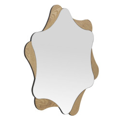 Miroir mural Étoile Ø80x1 cm – Brillance céleste et touche glamour