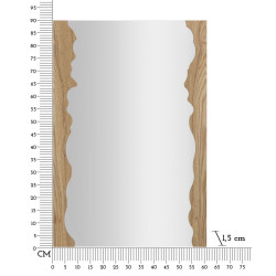 Miroir mural Forme 60x1,5x90 cm – Courbes épurées et allure design