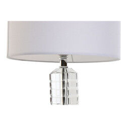 Lampe de bureau Home ESPRIT Blanc Verre 50 W 220 V 25 x 25 x 42 cm