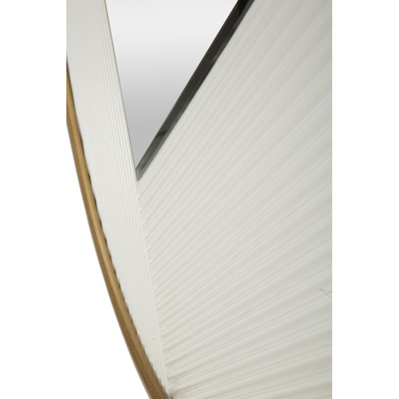 Miroir mural Tolosa Ø80x4 cm – Ligne ronde et charme classique revisité