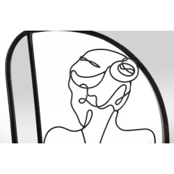 Miroir mural 40,6x3,2x70,5 cm – Discrétion raffinée et style contemporain