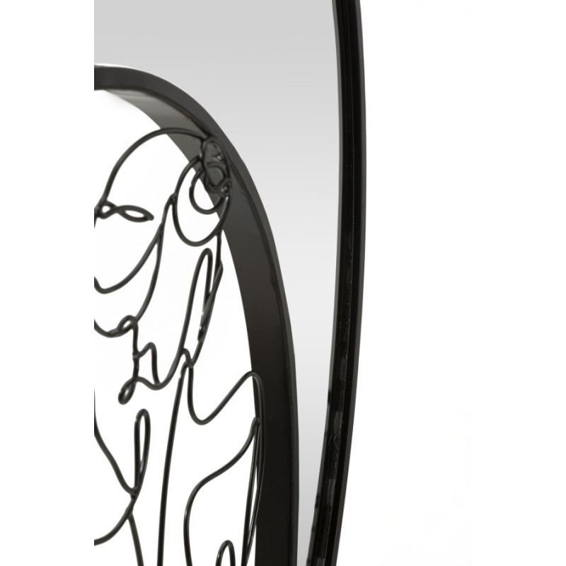 Miroir mural 40,6x3,2x70,5 cm – Discrétion raffinée et style contemporain