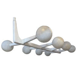 Suspension Home ESPRIT Blanc Métal Verre 110 x 45 x 23 cm