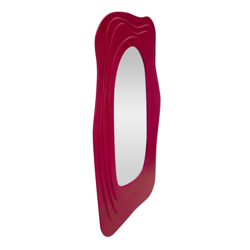 Miroir mural Dafne fuchsia 90x4x165 cm – Couleur vibrante et sophistication glamour