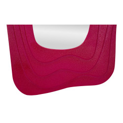 Miroir mural Dafne fuchsia 90x4x165 cm – Couleur vibrante et sophistication glamour