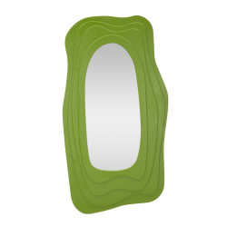 Miroir mural Dafne green 90x4x165 cm – Esprit naturel et modernité chic