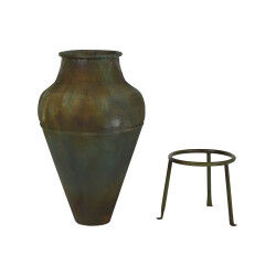 Vase Home ESPRIT Vert Métal...