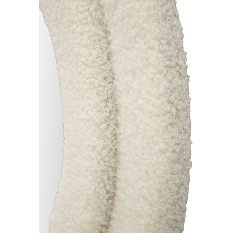 Miroir mural Teddy crème 60x4x160 cm – Douceur velours et style enveloppant