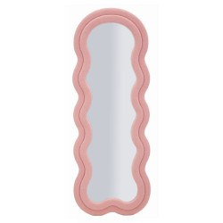 Miroir mural Rose ours en peluche 60x4x160 cm (miroir 39x137 cm) – Charme tendre et design unique