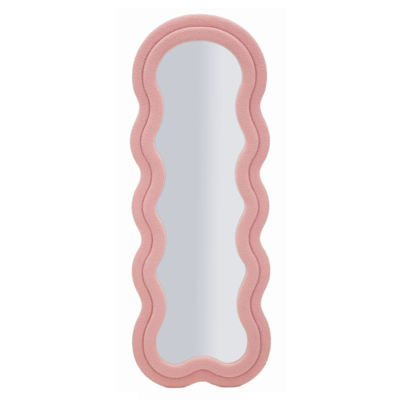 Miroir mural Rose ours en peluche 60x4x160 cm (miroir 39x137 cm) – Charme tendre et design unique