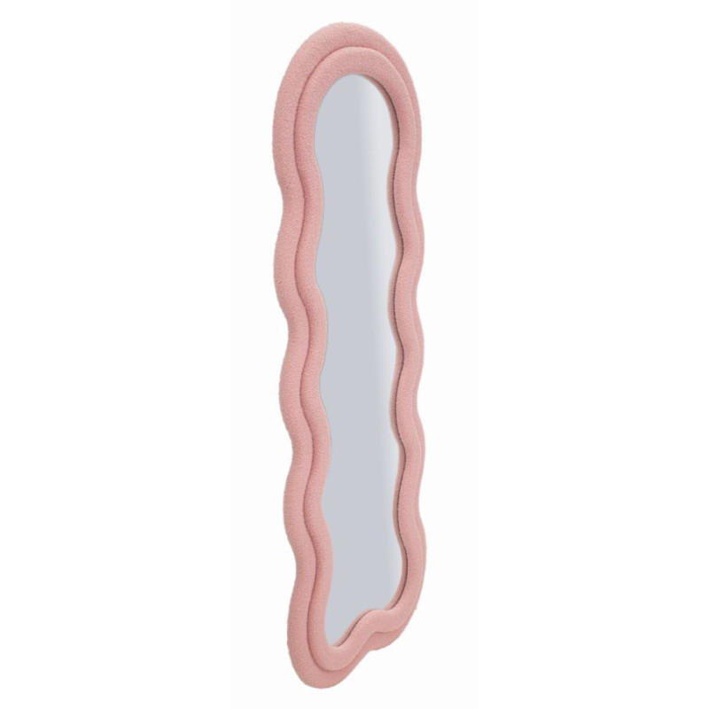 Miroir mural Rose ours en peluche 60x4x160 cm (miroir 39x137 cm) – Charme tendre et design unique