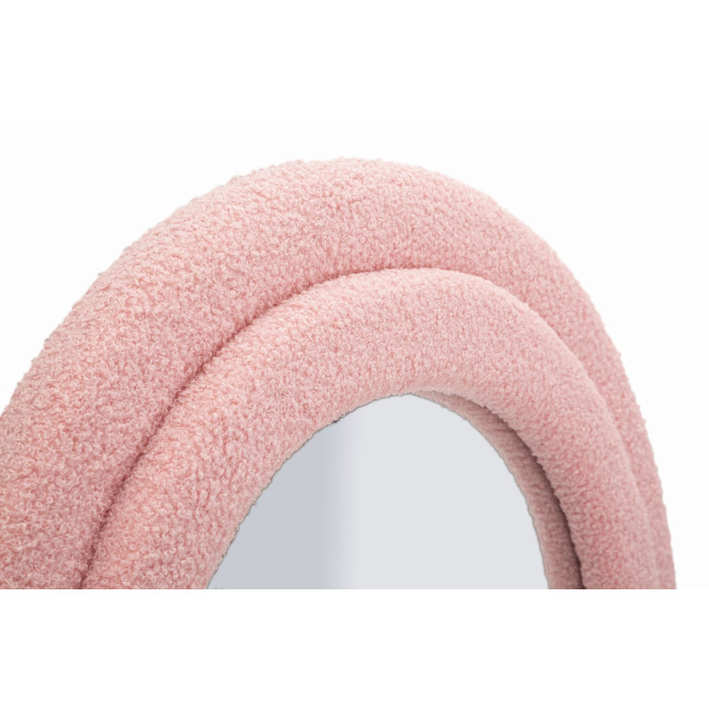 Miroir mural Rose ours en peluche 60x4x160 cm (miroir 39x137 cm) – Charme tendre et design unique