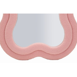 Miroir mural Rose ours en peluche 60x4x160 cm (miroir 39x137 cm) – Charme tendre et design unique