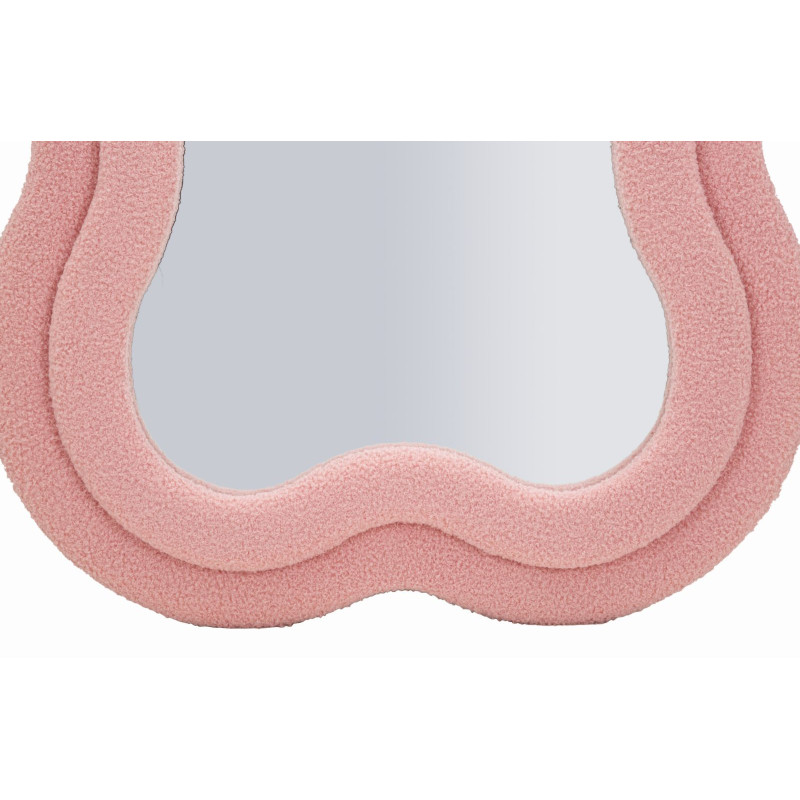 Miroir mural Rose ours en peluche 60x4x160 cm (miroir 39x137 cm) – Charme tendre et design unique