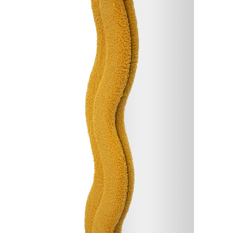 Miroir mural Teddy moutarde 60x4x160 cm – Couleur chaleureuse et style élégant