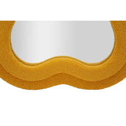 Miroir mural Teddy moutarde 60x4x160 cm – Couleur chaleureuse et style élégant