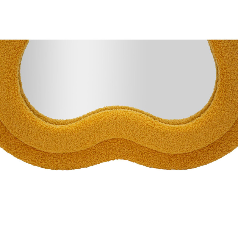 Miroir mural Teddy moutarde 60x4x160 cm – Couleur chaleureuse et style élégant