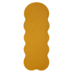 Miroir mural Teddy moutarde 60x4x160 cm – Couleur chaleureuse et style élégant