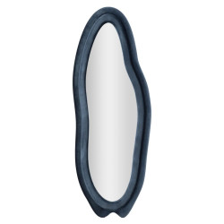 Miroir mural Chanel bleu 60x4x160 cm – Luxe contemporain et sophistication velours
