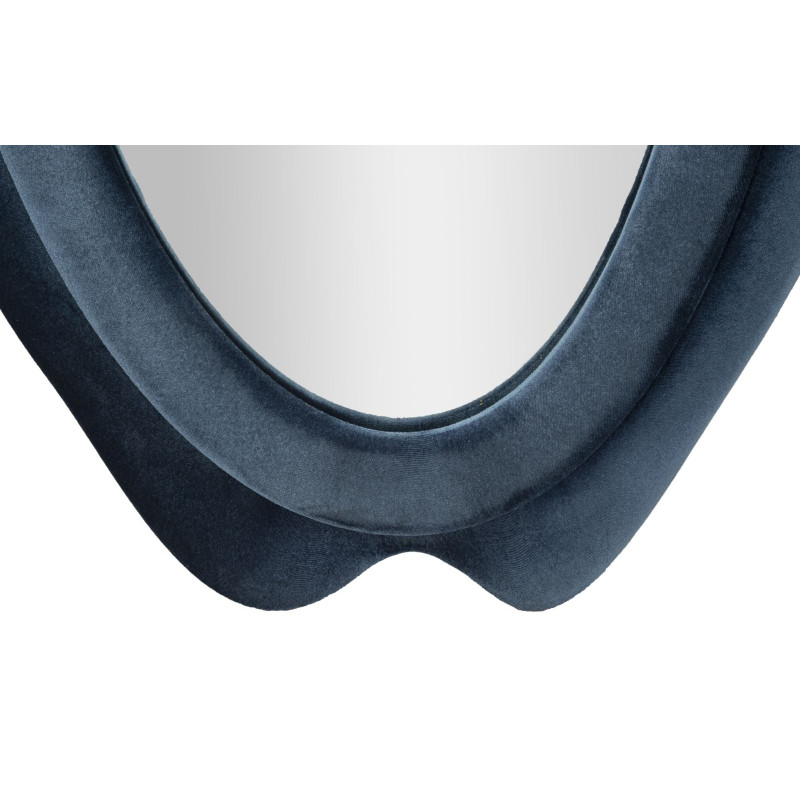 Miroir mural Chanel bleu 60x4x160 cm – Luxe contemporain et sophistication velours