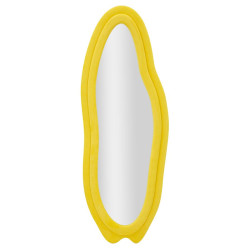 Miroir mural Chanel jaune 60x4x160 cm – Audace colorée et élégance raffinée